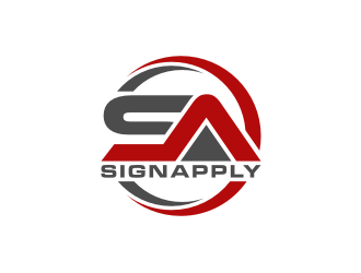 Logo is: SA   business name: Signapply (one word) logo design by yeve