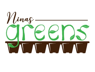 Ninas Greens logo design by jaize