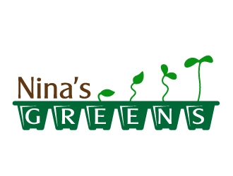 Ninas Greens logo design by jaize