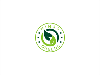 Ninas Greens logo design by bunda_shaquilla