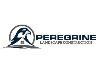 Peregrine Landscape Construction logo design by THOR_