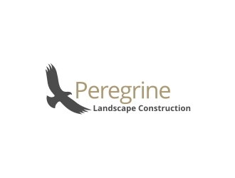 Peregrine Landscape Construction logo design by GemahRipah