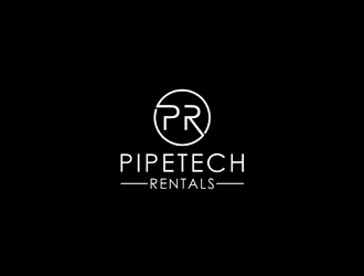 Pipetech Rentals logo design by johana