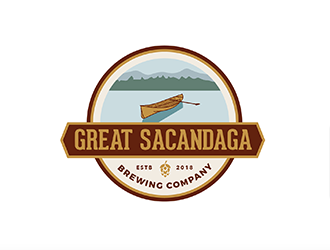 Great Sacandaga Brewing Company logo design by wonderland