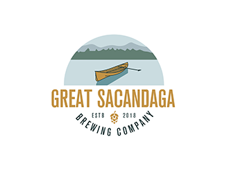 Great Sacandaga Brewing Company logo design by wonderland