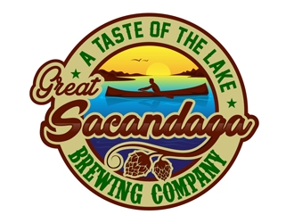 Great Sacandaga Brewing Company logo design by DreamLogoDesign