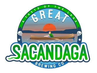 Great Sacandaga Brewing Company logo design by DreamLogoDesign