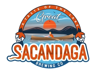 Great Sacandaga Brewing Company logo design by DreamLogoDesign