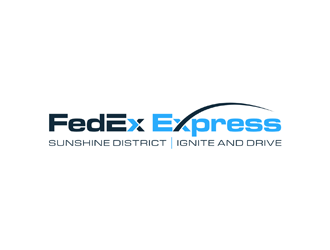 FedEx Express - Sunshine District - Ignite and Drive logo design by ndaru