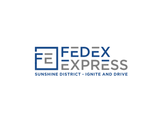 FedEx Express - Sunshine District - Ignite and Drive logo design by bricton