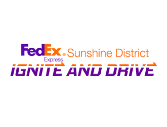 FedEx Express - Sunshine District - Ignite and Drive logo design by megalogos
