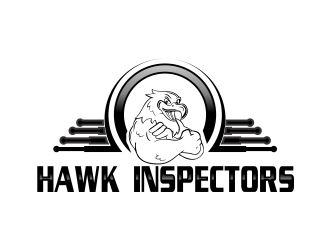 Hawk Inspectors logo design by giphone