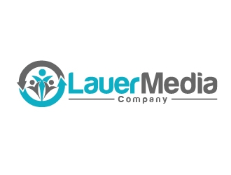 Lauer Media Company logo design by shravya