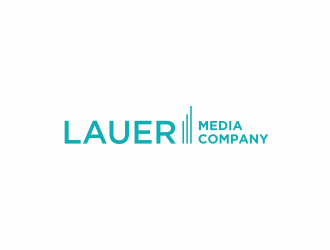 Lauer Media Company logo design by ammad
