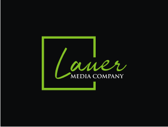 Lauer Media Company logo design by bricton