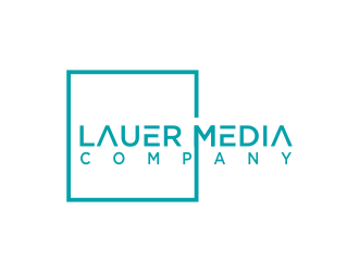 Lauer Media Company logo design by oke2angconcept