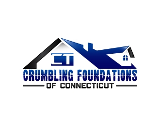 Crumbling Foundations of Connecticut logo design by jenyl