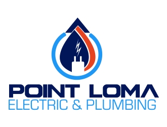 Point Loma Electric and Plumbing logo design by ElonStark