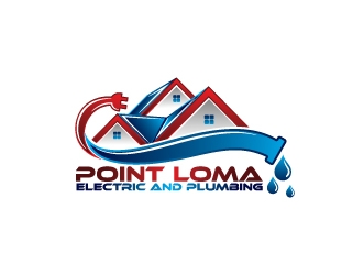 Point Loma Electric and Plumbing logo design by Suvendu