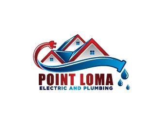 Point Loma Electric and Plumbing logo design by Suvendu