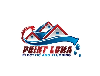 Point Loma Electric and Plumbing logo design by Suvendu