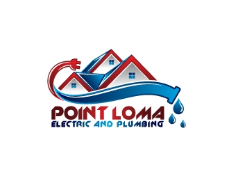 Point Loma Electric and Plumbing logo design by Suvendu