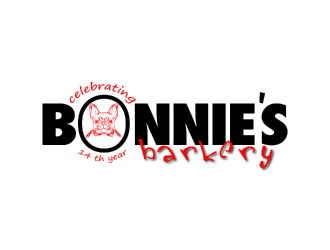Bonnies Barkery logo design by nona