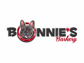 Bonnies Barkery logo design by mutafailan