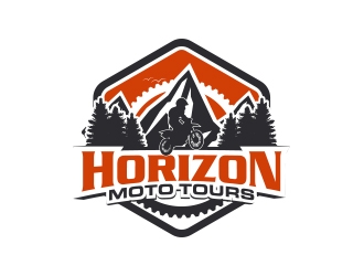 Horizon Moto Tours logo design by MarkindDesign