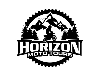 Horizon Moto Tours logo design by MarkindDesign