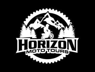 Horizon Moto Tours logo design by MarkindDesign
