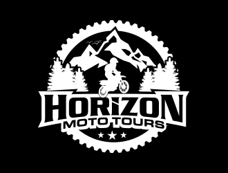 Horizon Moto Tours logo design by MarkindDesign