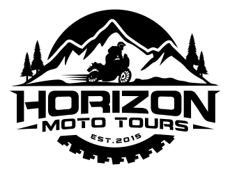 Horizon Moto Tours logo design by ruki