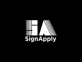 Logo is: SA   business name: Signapply (one word) logo design by Greenlight