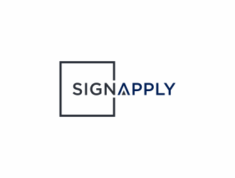 Logo is: SA   business name: Signapply (one word) logo design by ammad