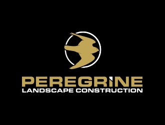 Peregrine Landscape Construction logo design by MarkindDesign