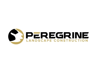 Peregrine Landscape Construction logo design by jaize