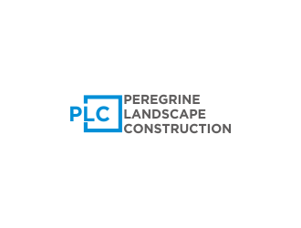 Peregrine Landscape Construction logo design by Greenlight