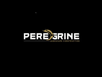 Peregrine Landscape Construction logo design by estrezen