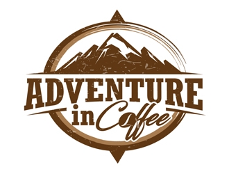 Adventure in Coffee logo design by DreamLogoDesign