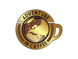 Adventure in Coffee logo design by Kruger