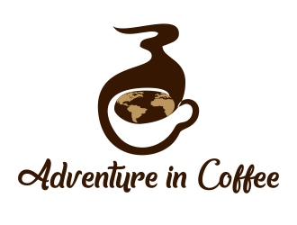 Adventure in Coffee logo design by JessicaLopes