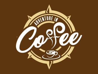 Adventure in Coffee logo design by daywalker