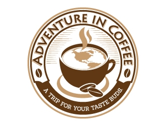 Adventure in Coffee logo design by jaize