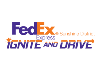 FedEx Express - Sunshine District - Ignite and Drive logo design by megalogos