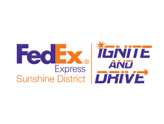 FedEx Express - Sunshine District - Ignite and Drive logo design by megalogos