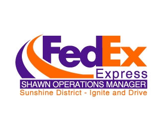FedEx Express - Sunshine District - Ignite and Drive logo design by fantastic4