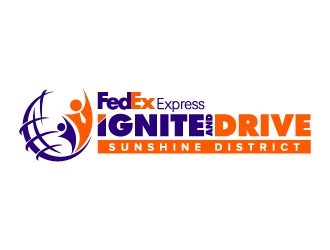 FedEx Express - Sunshine District - Ignite and Drive logo design by jaize