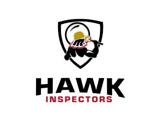 Hawk Inspectors logo design by bougalla005