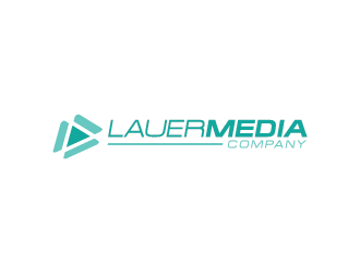 Lauer Media Company logo design by fajarriza12